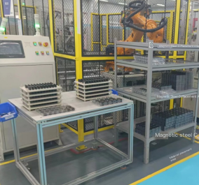 Solução inteligente para melhorar a eficiência da produção do aço magnético