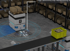 Caso inteligente de Fuwei | Manipulação de material de carro AGV na classe 100 da sala de limpeza