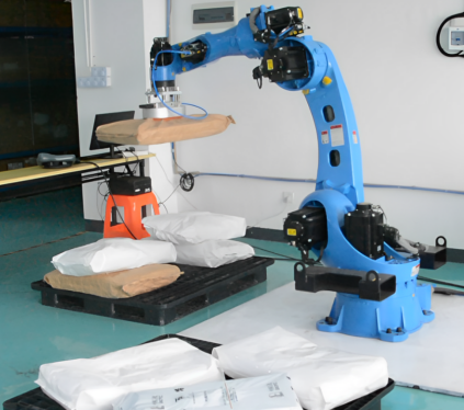 Aplicação de Fuwei Intelligent Robotic Unsbacking and Paletizing nas indústrias de fabricação e móvel de eletrônicos
