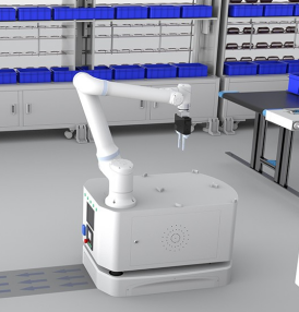 Aplicação de robôs compostos para carregar e descarregar na indústria de manufatura