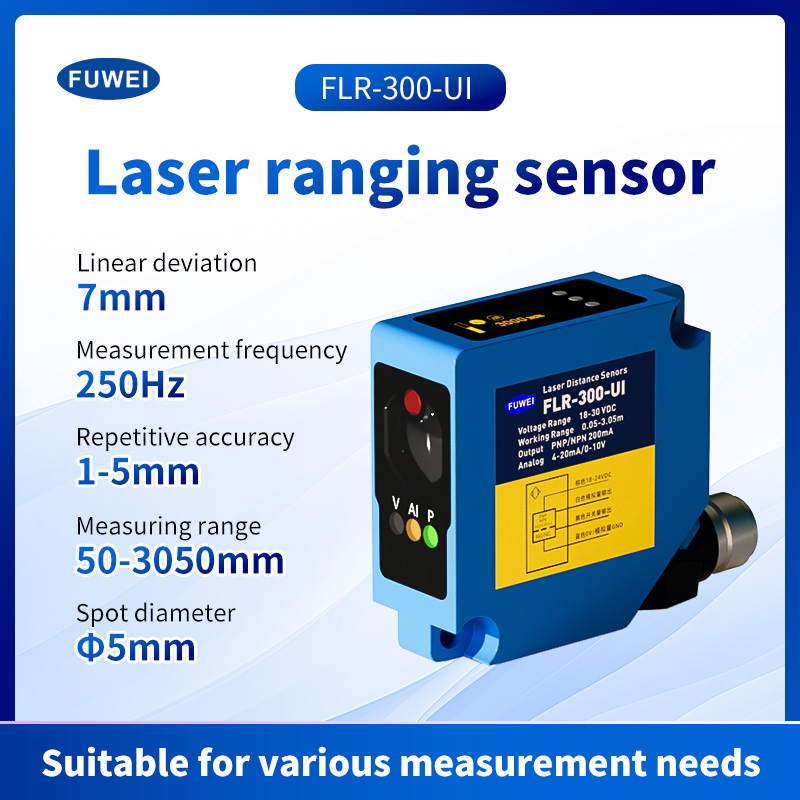 Sensor de variação a laser FLR-300-UI: uma solução versátil para medição de precisão