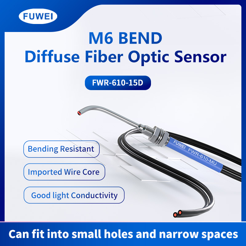 Sensor de fibra óptica do cotovelo de 90 graus