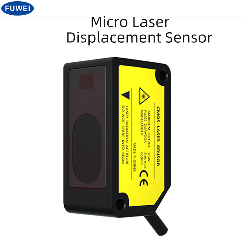 Fuwei FSD22-50N-UI analógico de alta precisão 420ma 0-5v sensor de faixa de deslocamento a laser formato quadrado sensor de medição plana