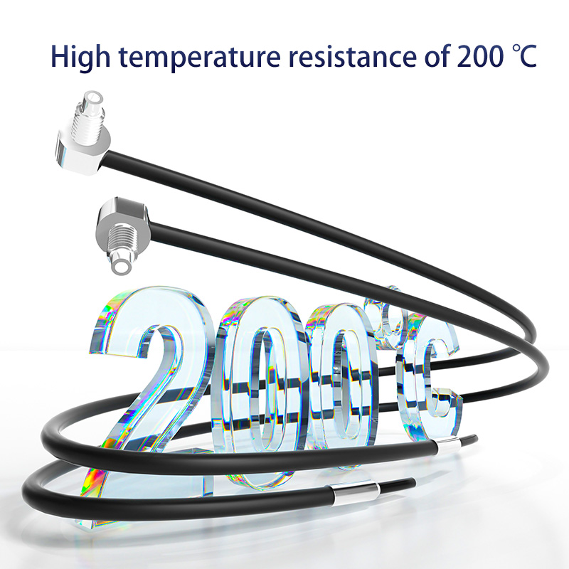 FWGT-420H-TZ High Temperation Resistência 200 Temperatura Detecção Precisa Sensor de fibra óptica ângulo reto
