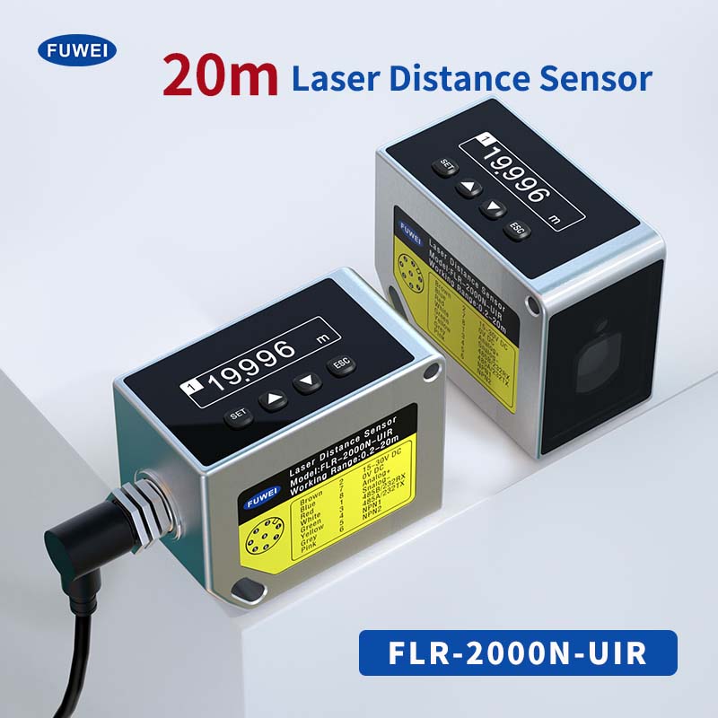 Sensor de alcance a laser de 20 metros FLR-2000N-UIR